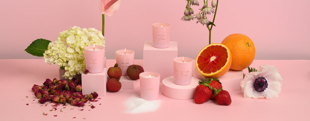 Massage candle set